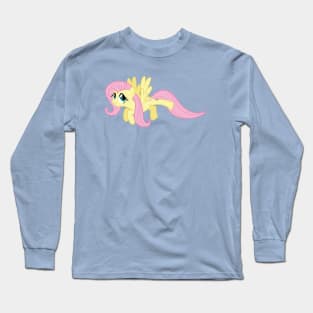 Happy Flying Fluttershy Long Sleeve T-Shirt